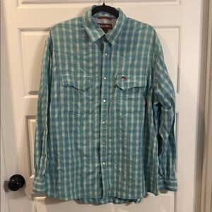 Simms big sky performance shirt large